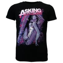 Asking Alexandria Coffin Girl T-shirt Cotton For men Women S-4XL Unisex T-Shirt M