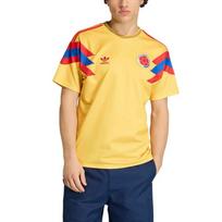 adidas Kolumbijos išvykos marškinėliai 1990 m. Drąsus auksas Vyriški viršutiniai drabužiai Geltonas JN3713 2XL