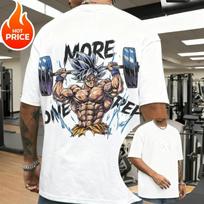 Super Saiyan Son Goku Sporto salė Vintage Harajuku Anime Dragon Ball Vyriški vasariniai marškinėliai Laisvi moteriški gatvės drabužiai Laisvalaikio trumpomis rankovėmis marškinėliai 4XL