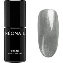 NEONAIL Winter Symphony gelinis nagų lakas, stingstantis UV / LED lempos šviesoje atspalvis Silver Sheen 7.2 ml