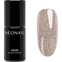 NEONAIL Winter Symphony gelinis nagų lakas, stingstantis UV / LED lempos šviesoje atspalvis Snowlit Gold 7.2 ml