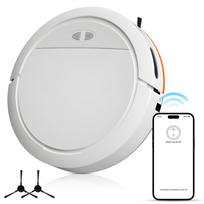 Robotas dulkių siurblys ir šluostė Combo Max 4000Pa Siurbimo WiFi App Control Robot dulkių siurblys su balsu US Plug balta