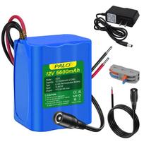 PALO 12V XZ01 Baterija 5600mAh Li-ion Įkraunama Baterija Elektriniams Žaislams Robotui Elektroniniam Pianinui Vaizdo Kamerai Garsui +EU Plug