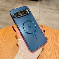 Matinis magnetinis belaidžio įkrovimo dėklas Google Pixel 10 9 9A 8 8A 7 7A 6 6A Pro XL Magsafe dėkliukui Plonas PC kietos apsaugos dangtelis Google Pixel 7
