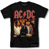 ACDC marškinėliai AC/DC Highway To Hell Roko koncertų turas Merch Vntg dizainas Marškinėliai Unisex Marškinėliai S