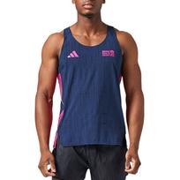 Adidas Adizero Berlino Maratono Drėgmę Sugerianti Lengva Kvėpuojanti Bėgimo Liemenė Vyriški Viršutiniai Drabužiai JZ0136 XL
