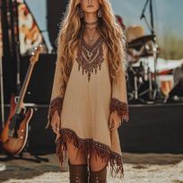 Bohemiška siuvinėta V formos iškirptės suknelė su kutais, trys ketvirčiai rankovės, etniškas gėlių raštas, kasdienė festivalio apranga XXXL žalia