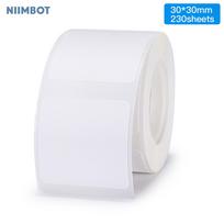 Niimbot White Blank Thermal Printing Paper Roll Brūkšninis kodas Kaina Dydis Pavadinimas Etiketė Popierius Neperšlampamas 40x20mm (320 sheets) balta
