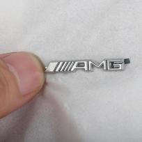 Automobilio lipdukas Mercedes Benz 3D metalinis mažas ženklelis Automobilio dekoravimo prekės Auto DIY emblema Modifikavimo priedai Mercedes Benz AMG 2PCS