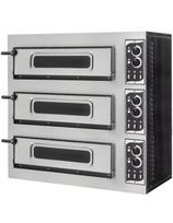 3 kamerų picos orkaitė 3 picoms sk. 45 cm BASIC 3/ 50 STIKLAS IR ŠVIESA 12000 W