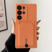 Soft Silicone Case For Samsung S25 S24 S23 S22 S21 Ultra Plus FE Wallet Card Holder Case For Samsung A56 A55 A72 A36 A53 A35 A54 Galaxy S25