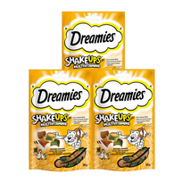 DREAMIES ShakeUps multivitaminai su ančių ir kačių mėta bei vištiena, 3x55 g