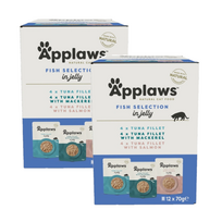 Applaws Cat Multipack Žuvies rinkinys želė 24x70g