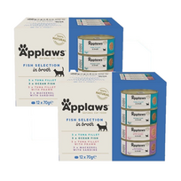 Applaws Multipack Žuvies rinkinys sultinyje 48x70g SKARDINĖ