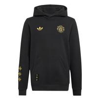 Adidas Originals Manchester United Futbolo Laisvas Kasdienis Džemperis Su Gobtuvu Ilgomis Rankovėmis Vaikams Vaikų Džemperiai Su Gobtuvu JM5570 128