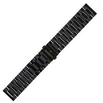 Garett juoda metalinė apyrankė V 22 mm