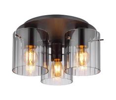 Globo 15904-3D - Lubinis šviestuvas TULIVAR 3xE27/40W/230V diametras 37 cm pilka