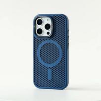 Korio formos tinklelio aušinantis Magsafe dėklas telefonui iPhone 16 promax 15Pro 14 13 12 17 Aliuminio lydinio objektyvo laikiklis Belaidžio įkrovimo dangtelis For iPhone 16 Pro