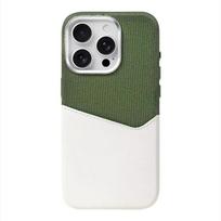 Card Slot Holder Linen Leather MagSafe Phone Case For iPhone  16 15 14 13 17Pro Max Magnetic Wireless Charging Shockproof Cover iPhone17 Pro