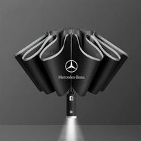 Automobilinis automatinis sulankstomas vėjo nepraleidžiantis skėtis nuo saulės Mercedes Benz A B C E S V klasės GLB GLC GLE Sprinter Pilot SLK SLC ML Vito raudona