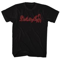 Devil May Cry Logotipas Juodi Suaugusiųjų Marškinėliai Unisex Marškinėliai L