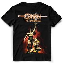 Conan Barbaras Marškinėliai Medvilniniai Trumpomis Rankovėmis Vyriški S-4XL Unisex Marškinėliai XXL brown