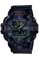 CASIO Virtual RGB Series Laikrodis Juodas G-SHOCK Vaivorykštės Žaidėjo GA-700RGB-1AJF Vyriškas