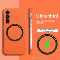 Skirta Samsung A56 5G dėklas Itin plonas be rėmelio telefono dėklas Skirta Samsung Galaxy A56 5G Skirta Magsafe magnetinio belaidžio įkrovimo dangtelis For Samsung A56 5G