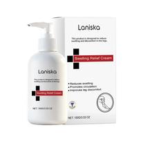 Laniska Body Care Cream-Gentle Formula for Comfortable Leg Skin with Light Touch, Massage-Style Body Care Cream