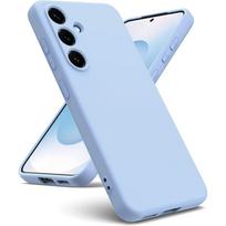 Atsparus smūgiams skysto silikono dėklas Samsung Galaxy S25 S24 S21 FE S23 S22 Ultra Plus, matinis, saldainių spalvos, minkštas apsauginis korpusas, prabangus Galaxy S25+