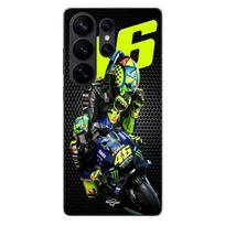 Dėklas Samsung Galaxy S26 Ultra 46 Valentino Rossi Logotipas Motogp monster Maniacase juoda