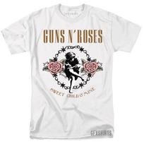 Guns N Roses Marškinėliai Sweet Child O' Mine Roko Turo Vntg Dizaino Marškinėliai Unisex Marškinėliai L