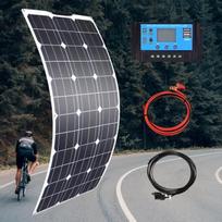 Saulės skydelis pilnas komplektas 100w 200w 300w 400w Lanksti aukšto efektyvumo saulės elementų 23 PWM valdiklis [6AF3148]