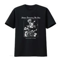 Gothic Horror T Shirt Saturn Devouring His Son Francisco De Goya vintage Washed streetwear Top For Everyday Wear Casual S juoda