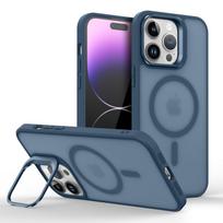Metal Lens Stand Magnetic For Magsafe Case For iPhone 17 Air 16 15 14 13 12 Mini 11 Pro Max Plus Matte Wireless Charge Cover For iPhone 12