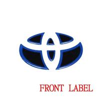 Skirta Toyota RAV4 Camry CHR Corolla Levin Allion Radiatoriaus Dekoratyvinės Lipdukai Automobilio Priekiniai Galiniai Emblemos Ženklelis Logotipas Lipdukas For Corolla 07-11