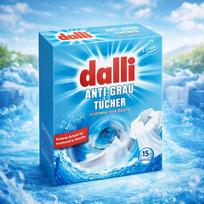 Servetėlės baltiems audiniams Dalli 10 vnt.