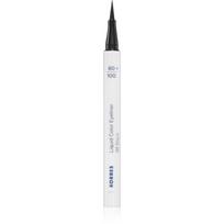 Korres Liquid Color Eyeliner vandeniui atsparus akių kontūro pieštukas pieštuke atspalvis 01 Black 1 ml