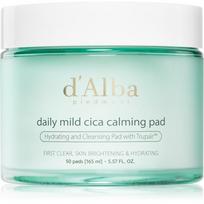 d'Alba Daily Mild Cica Calming Pad raminamosios pagalvėlės intensyvaus drėkinamojo poveikio 50 vnt.