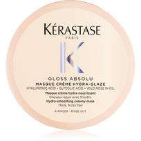 Kérastase Gloss Absolu Masque Créme Hydra-Glaze plaukų kaukė nepaklusniems, šiauštis linkusiems plaukams 75 ml