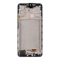 Dėklas LCD ekranas + lietimui jautrus skydelis + priekinis dangtelis Samsung A175 Galaxy A17 4G Juodas (pakeitimo paketas)