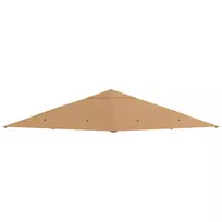 Pakaitinis pavėsinės stogas - smėlio spalvos, 2,98 x 2,95 m