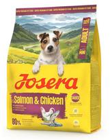 JOSERA Mini Adult Salmon and Chicken 12x900g be glitimo maistas su padažu mažų veislių šunims
