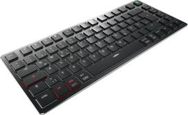 Cherry KW X ULP 2.0 MINI keyboard Home/Office USB + RF Wireless + Bluetooth QWERTZ German Black