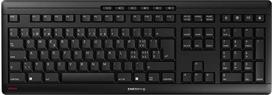 Cherry Stream Wireless keyboard Universal RF Wireless + USB QWERTZ Swiss Black