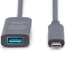 Digitus Active USB 3.2 Gen2 Extension, USB-C to USB-A, 5m