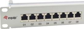 Equip 24-Port Cat.6A Shielded Patch Panel, Light Grey
