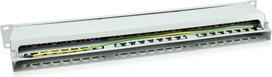 Equip 48-Port Cat.6 Shielded Patch Panel, Light Grey