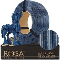 3D plastikas PLA blizgantis mėlynas (Galaxy Navy Blue) 1.75mm 1kg refill pakuotė Rosa3D
