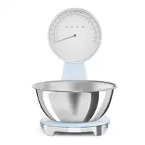 Smeg KSF01PBWW Analog and Digital Kitchen Scale Pastel Blue